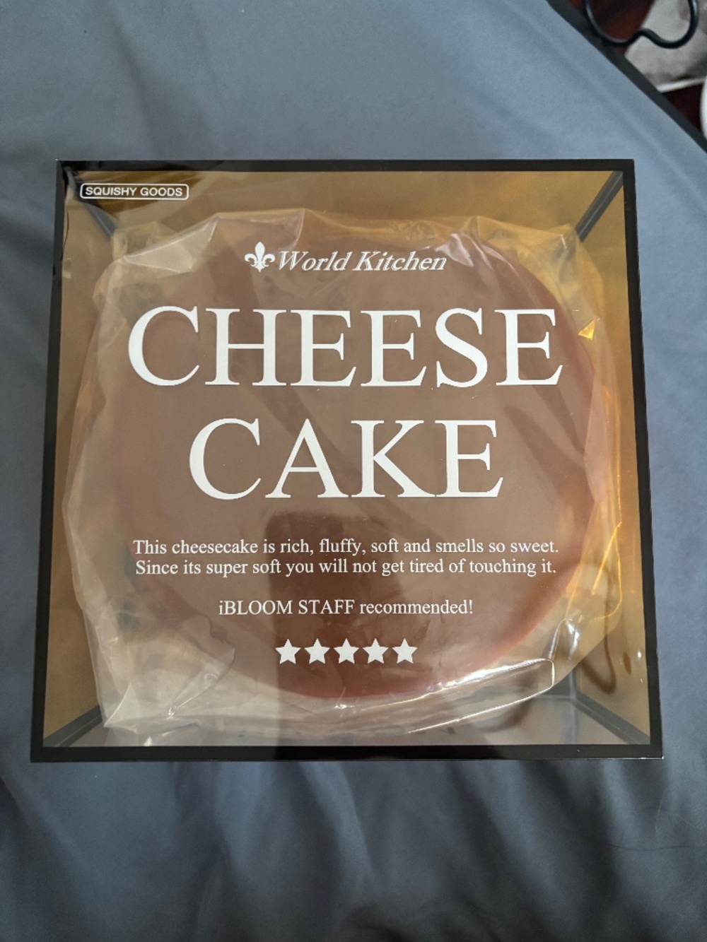 iBloom Tokyo Jumbo Cheesecake squishy